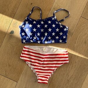Star and Stripe Bikini Set